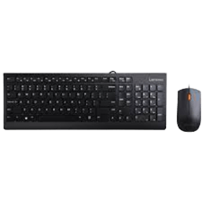 Lenovo 300 Wired Keyboard and Mouse Combo (GX30M39607)