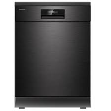 Toshiba Dish Washer - 15 Sets - 8 Programs - 3 sprays - black steal - (DW-15F3ME(BS))