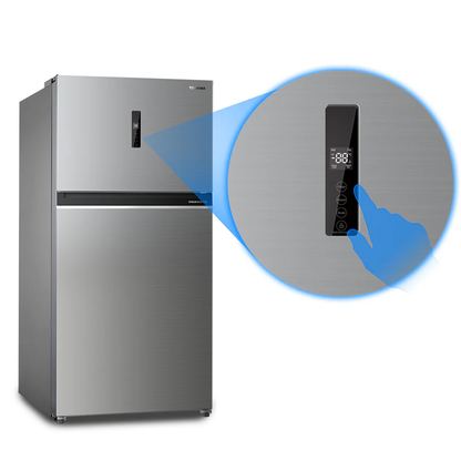 Toshiba Top Mount Refrigerator - 554 Ltr - Silver - GR-RT735WE(49)