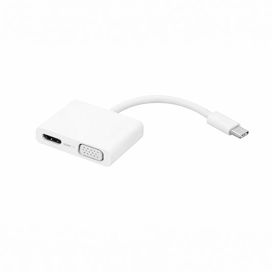 Lenovo USB-C 3-in-1 Travel Hub, 4K HDMI, VGA, USB 3.0, Simple Plug and Play - (GX90T33021)